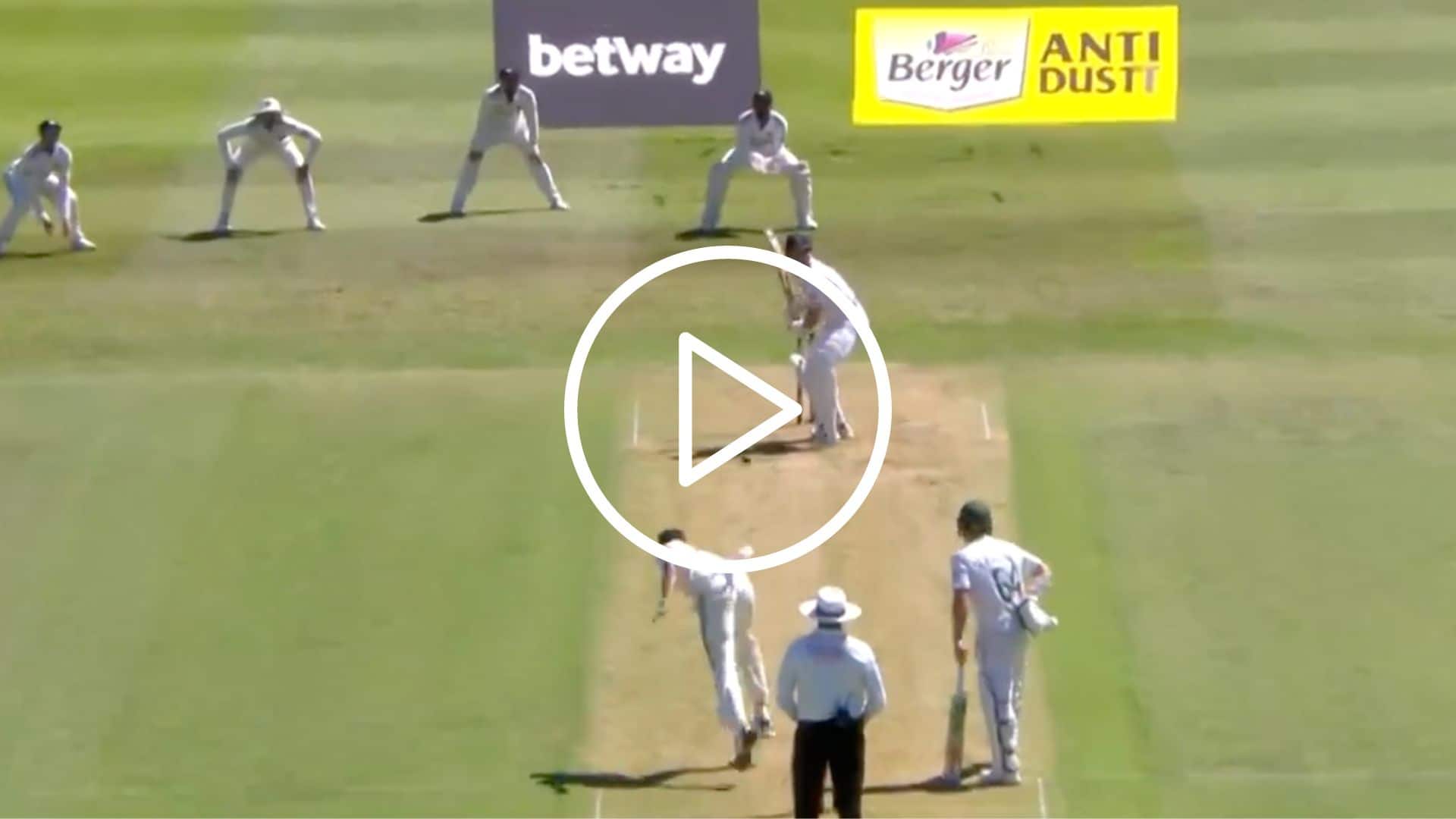 [Watch] Mohammed Siraj's Deadly Delivery Takes Down Dean Elgar Cheaply